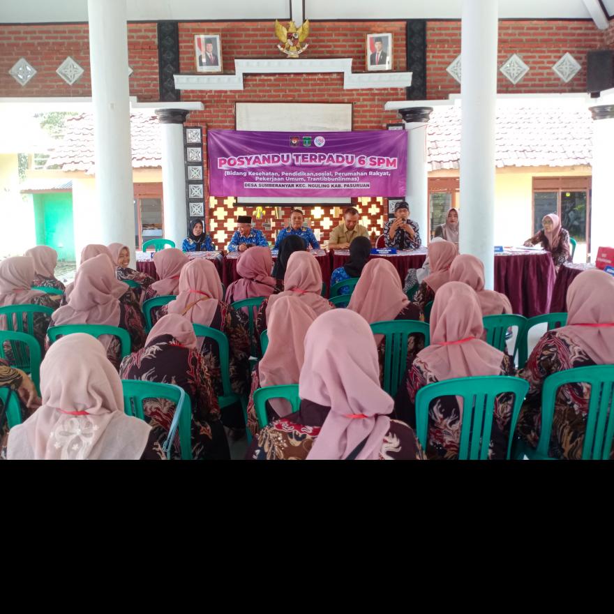 POSYANDU 6 SPM BUKAN HANYA PELAYANAN KESEHATAN TAPI PUSAT LAYANAN LINTAS SEKTORAL.